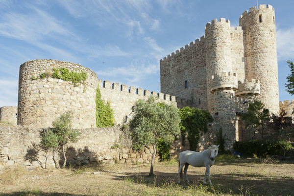 Zona exterior del Castillo de la Coracera